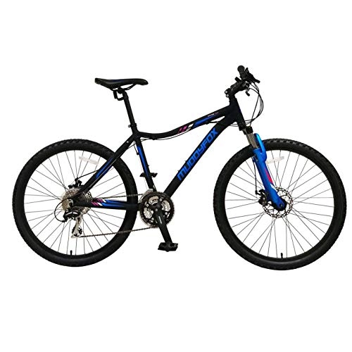 Mountain Bike : Muddyfox Mens Divine 300 Black / Blue / Pink 26Wh / 16Fr