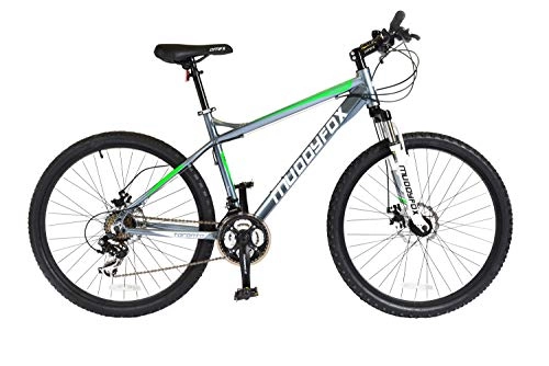 Mountain Bike : Muddyfox Unisex's Toronto Hardtail 21 Speed Mountain Bike, Grey / White, 26 Inch