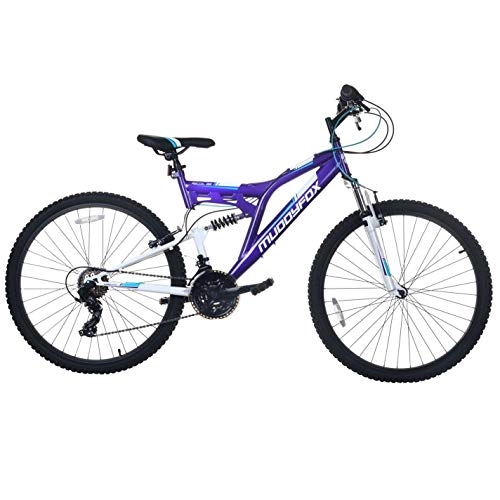 Mountain Bike : Muddyfox Womens Recoil 26 Purple / White 26 Inch