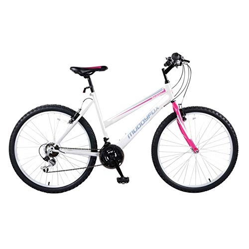 Mountain Bike : Muddyfox Womens Synergy Mountain Bike White / Teal 26 Inch