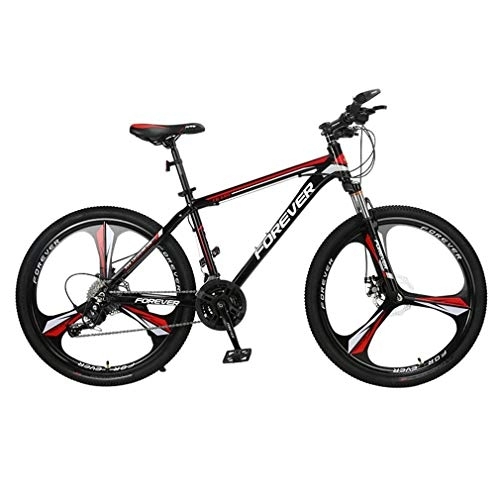 Mountain Bike : Multi-function trolley Men's Mountain Bike Hardtail 24 / 26 Inch Beach Ride Student Double Shock Absorption Bicycles With Variable Speed