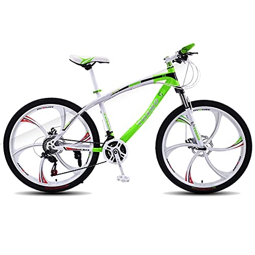 Mountain Bike : N / B Mountain Bike 27 Speed 26 Inches Shock Double Brake Mountain Bicycle with Adjustable Seat, for Unisex Adult Outdoor Riding