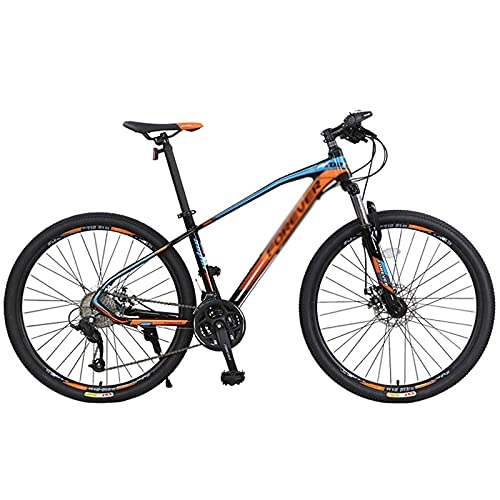 Mountain Bike : N / B Off-road Bike Mountain Bicycle with Shock Absorber Fork, Oil Disc Brake, 26 Inch 27 Speed, for Student Unisex Commuting Outdoors