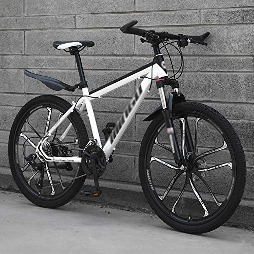 Mountain Bike : NA ZGGYA Mens Bike 26 Inch Bycicles Hybrid, 21 Speed Regulation, Mountain Bike With Front Suspension Adjustable Seat, High Carbon Steel Hard Tail Mountain Bike