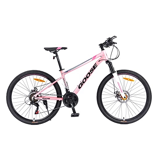 Mountain Bike : Nationalr Reeim Variable Speed Bicycle, All Aluminum Alloy Material, 26-Inch 21-Speed Mountain Bike, Double Disc Brake Suspension, Mens and Womens Mountain Bikes, Bronzing Process