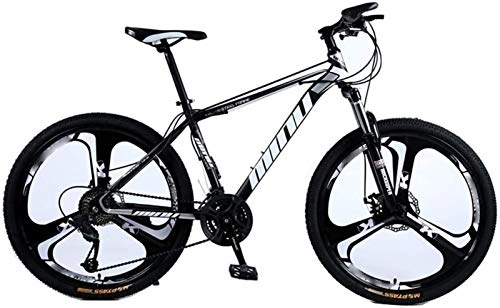 Mountain Bike : Nawxs Mountain Bike Bicycle, Mountain Bike 21 / 24 / 27 / 30 Speed Dual Disc Brake Shock Absorption Variable Speed
