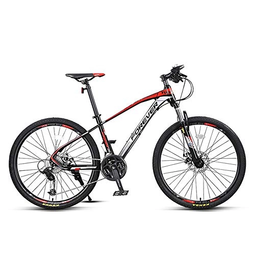 Mountain Bike : NBWE Mountain Bike Shifting with Off-Road Aluminum Double Shock Absorber Male Adult 30 Speed Commuter bicycle