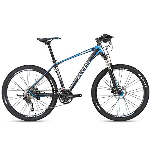 Mountain Bike : NBWE Mountain Bike Transmission Line Control Pneumatic Front Fork Hydraulic Disc Brakes 30 Speed Commuter bicycle