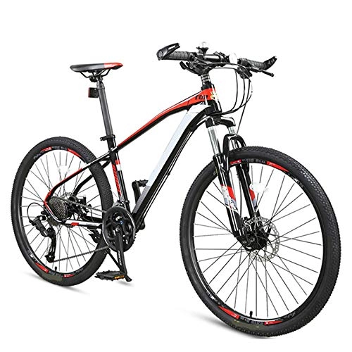 Mountain Bike : ndegdgswg 26 / 27.5 Inch Adult Student Off Road Mountain Bike Wheel, 27 / 30 Speed Aluminum Alloy Road Bike RedLinediscbrake27.5inch（160-195cm） 30speed