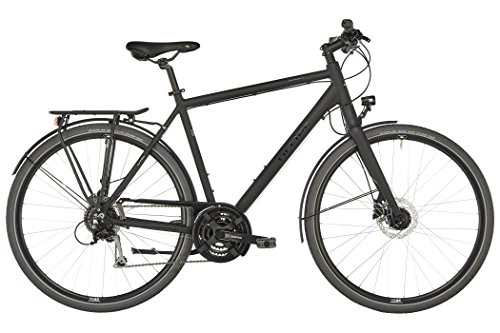 Mountain Bike : ORTLER Saragossa Men black matte Frame size 52cm 2019 Touring Bike