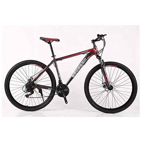 Mountain Bike : Outdoor sports Mountain Bike 21-30 Speeds Mens Hard-Tail Mountain Bike 26" Tire And 17 Inch Frame Fork Suspension with Bicycle Dual Disc Brake