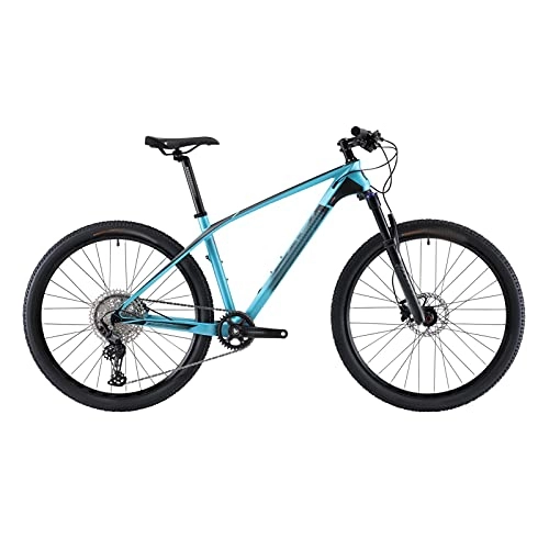 Mountain Bike : paritariny Complete Cruiser Bikes, Mountain Bike 29 inch Adult Mountain Bike Carbon Frame Mountain Bike mtb with M610 30 Speeds (Color : Blue, Size : 29x15)