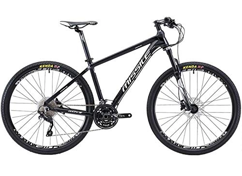 Mountain Bike : peipei 27.5 inch mountain bike 30-speed aluminum alloy mountain bike-Black_27.5x17(165-185cm)_China