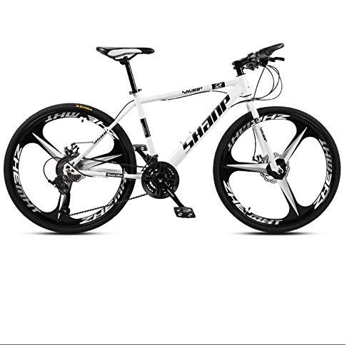 Mountain Bike : PengYuCheng Cross country mountain bike male and female adult shock absorption ultra light one round road racing student high speed 21 speed bicycle q2