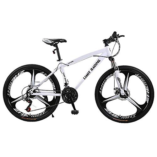 Mountain Bike : PengYuCheng Full suspension mountain bike 27-speed bicycle 26-inch men's mountain bike disc brake city bicycle, fully adjustable front and rear suspension, off-road bicycle