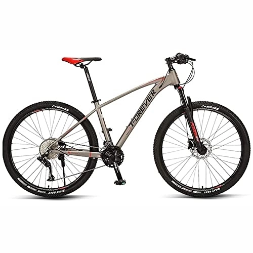 Mountain Bike : PhuNkz 33 Inches Mountain Bike Professional Racing Bike, Male and Female Adult Double Shock-Absorbing Variable Speed Bicycle Flexible Change of Speed Gears / Brown / 33 Inches