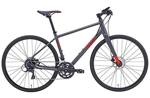 Mountain Bike : Pinnacle Neon 3 2019 Hybrid Bike Bicycle 18 Speed Disc Brake 700c Wheels Grey
