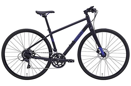 Mountain Bike : Pinnacle Neon 3 2019 Womens Hybrid Bike 18 Speed Disc Brake 700c Wheels Black