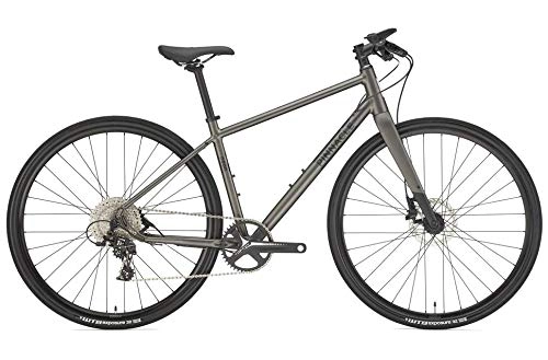Mountain Bike : Pinnacle Neon 5 2019 Womens Hybrid Bike 11 Speed Disc Brake 700c Wheels Grey