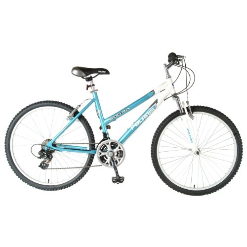Mountain Bike : polaris Ladies 600RR Mountain Bike (Blue / White, 26 X 18-Inch)