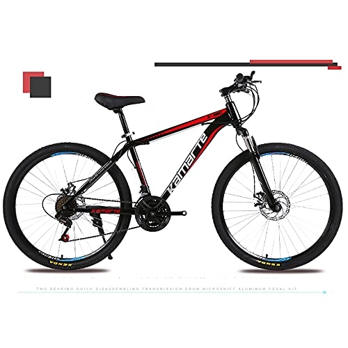 Mountain Bike : Portable Bicycle, Wheel Multifunctional Mountain Bike, 21 / 24 / 27 speed Bike, For Men, Women, Adults, Youth, male student youth adult city riding bicycle