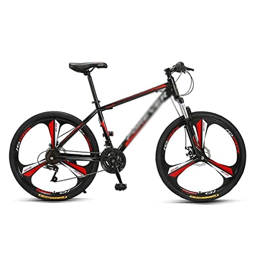 Mountain Bike : Professional Racing Bike, 26 Inches Mountain Bike 24 / 27-Speeds with Dual Disc Brakes Carbon Steel Frame with Shock-Absorbing Front Fork Suitable for Men and Women Cycling Enthusiasts / Blue / 27 Speed