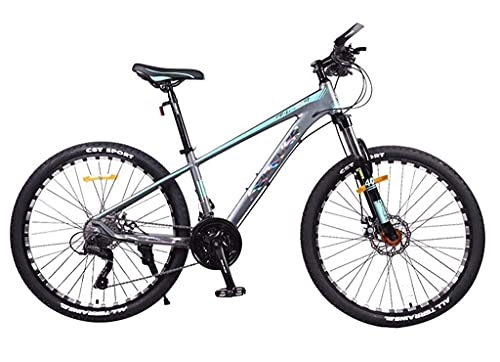 Mountain Bike : Professional Racing Bike, Mountain Bike 26-Inch Aluminum Alloy 27-Speed Student Adult City Road Exercise Bicycle, Hydraulic Locking Front Fork and Hidden Design Frame MTB ( Color : - , Size : - )