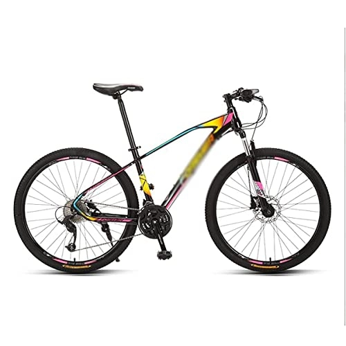 Mountain Bike : Professional Racing Bike, Mountain Bike 26 inch Aluminum Frame 27Speed with Dual Disc Brake Lock-Out Suspension Fork for Men Woman Adult and Teens / B (Color : B, Size : -)