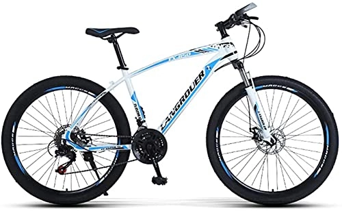 Mountain Bike : Qianglin 24inch Mountain Bike for Youth / Adults, Lightweight Mountain Bicycles for Men and Women, Disc Brakes and Suspension Forks, 21-30 Speeds