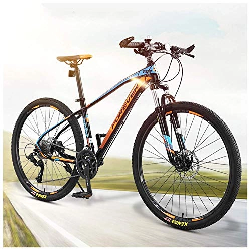 Mountain Bike : Qinmo Trafficker Mountain Bikes for adult, 26 / 27.5 Inch Hardtail Mountain Bike, 27 / 30 Speed Overdrive Aluminum Frame Mountain Trail Bike, Mens Women Bicycle (Color : 27.5 Inch, Size : 30 speed)