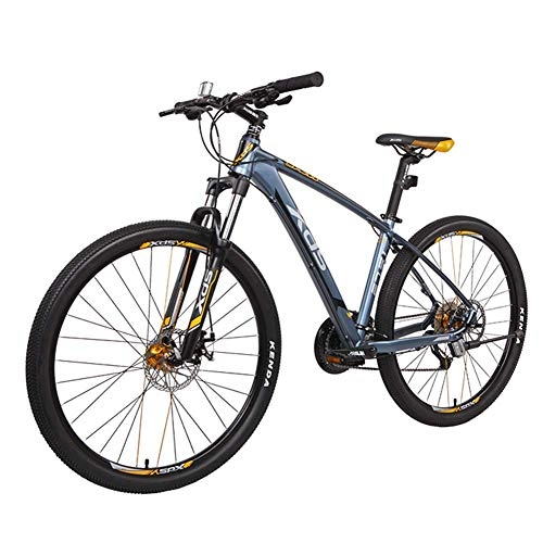 Mountain Bike : Qj Mountain Bikes 27-Speed, 27.5 Inch Anti-Slip Bikes, Aluminum Frame Hardtail Mountain Bike with Dual Disc Brake