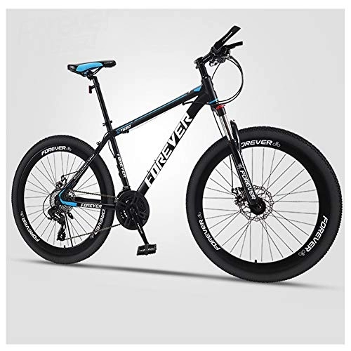 Mountain Bike : QMMD Mountain Bikes 27.5-Inch, Adult Hardtail Mountain Bike, High-carbon Steel, 21-24-27-30 Speed Bicycle, Men's Dual Disc Brake Mountain Trail Bike, Anti-Slip Bikes, D Spoke, 27 speed
