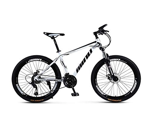 Mountain Bike : QWE Mountain Bike, 26 Inch 21 Speed Variable Speed VTT Double Disc Brake Hard Tail Off-Road Adult Men's Women's Outdoor Riding