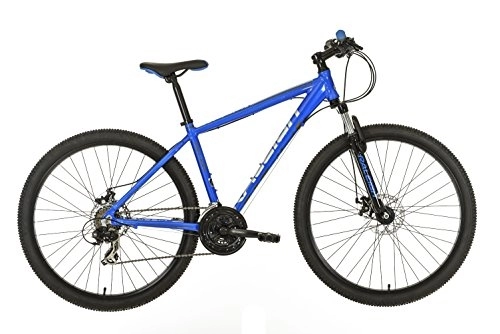 Mountain Bike : Raleigh Men Helion 2 21 Speed Off Road Hardtail Mechanical Disc Brakes - Blue, 20-Inch