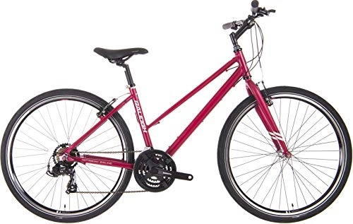 Mountain Bike : Raleigh Strada 1 Womens 21 Speed 650b Hybrid Bike Raspberry