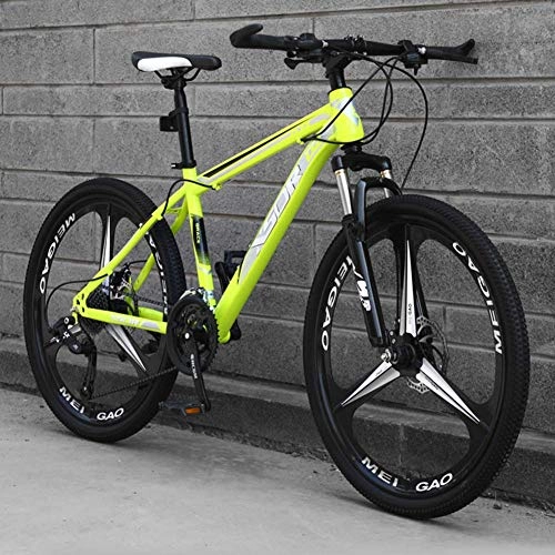 Mountain Bike : Relaxbx Mountain Bikes Bicycles 27 Speeds Shiftable Mechanical Disc Brakes Lightweight Carbon Steel Frame, #A, 24inch