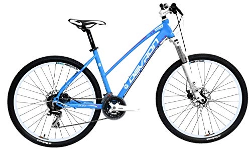 Mountain Bike : Riddle LH1, 7 27.5 Inch 42 cm Woman 24SP Disc Brake Blue