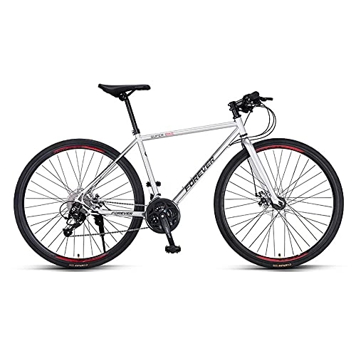 Mountain Bike : Road Bike, Mountain Bike, 27-Speed Variable Speed, Mechanical Double Disc Brake Bicycle, Suitable for Adults / B / As Shown