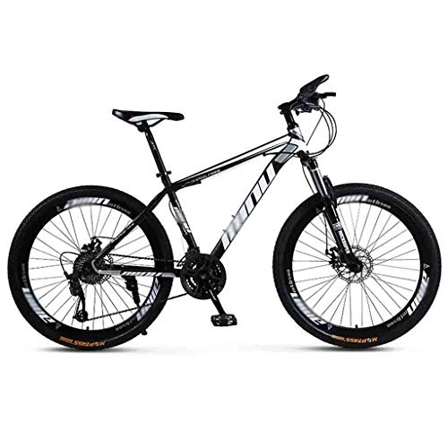 Mountain Bike : Road Bikes Bicycle Mountain Bike Adult Men MTB Light Road Bicycles For Women 24 Inch Wheels Adjustable Speed Double Disc Brake Off-road Bike (Color : Gray, Size : 27 Speed)