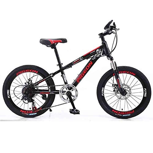 Mountain Bike : Road Bikes Bicycle MTB Adult Mountain Bike Teens Road Bicycles For Men And Women Wheels Adjustable 7 Speed Double Disc Brake Off-road Bike (Color : Red, Size : 20in)