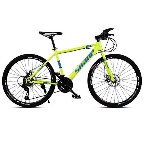 Mountain Bike : Road Bikes Mountain Bike Road Bicycle Men's MTB 24 Speed 24 / 26 Inch Wheels For Adult Womens Off-road Bike (Color : Green, Size : 26in)