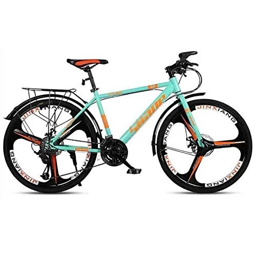 Mountain Bike : Road Bikes MTB Bicycle Road Bicycles Mountain Bike Adult Adjustable Speed For Men And Women 26in Wheels Double Disc Brake Off-road Bike (Color : Blue, Size : 24 speed)