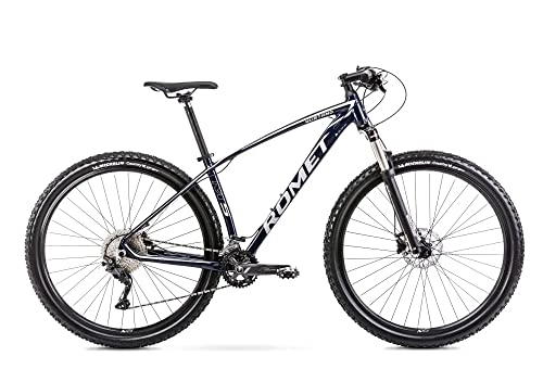 Mountain Bike : ROMET Bike MTB MUSTANG M SPEC 5 Dark Blue, Frame size 19", Wheel size 29", Shimano Deore 20 speed, Shimano BL-MT200 hydraulic brakes, Fork SR Suntour X1-32RL, Alu frame