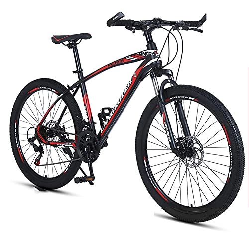 Mountain Bike : RSTJ-Sjef 26 Inch Mountain Bike for Students And Adults, 24 Speed MTB Bicycle Urban Commuter City Bicycle with Suspension Fork, Dual-Disc Brake, style1