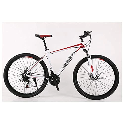 Mountain Bike : RTRD Mountain Bike, 2130 Speeds Mens Hardtail Mountain Bike, 26" Tire and 17 Inch Frame Fork, Suspension with Bicycle Dual Disc Brake