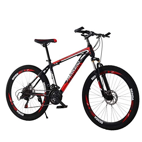 Mountain Bike : Salalook Outroad Mountain Bike, 26 Inch Mountain Bike with 21 Speed Dual Disc Brakes Suitable For Mountain, Wasteland, And Effective On Roads, Trails, Cities, Beaches Or Snow