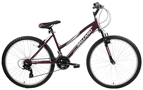 Mountain Bike : Salcano Shocker 26" Wheel Front Suspension Womens Mountain Bike 18" Frame Purple