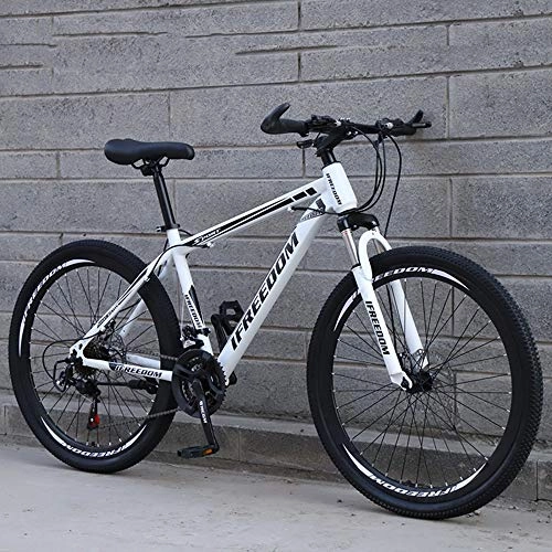 Mountain Bike : SANJIANG Mountain Bike, 26 / 27.5 / 29in Wheels Disc Brakes 21 / 24 / 27 / 30 Speed Mens Bicycle Front Suspension MTB, D-26in-27speed