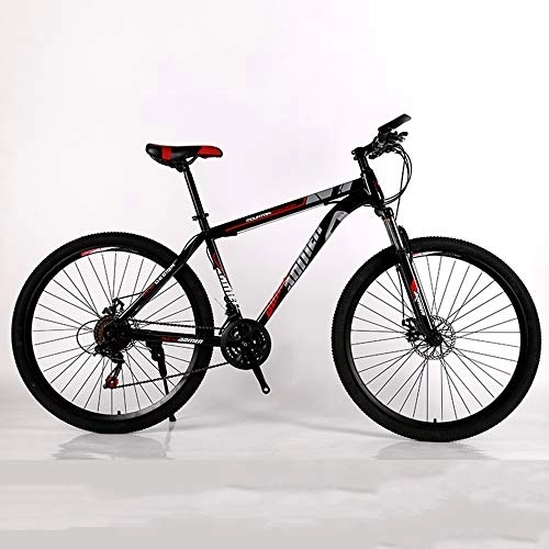 Mountain Bike : SANJIANG Mountain Bikes, 26 Inch Road Bike Adults High-Carbon Steel Double Front Suspension Bicycle Shock-Absorbing, B