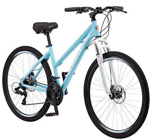 Mountain Bike : Schwinn GTX 2 Women's Dual Sport 700c Wheel Bicycle, Blue, 16" / Small Frame Size